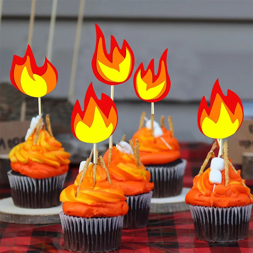 10/20pcs Fire Flames Cake Toppers Fire Truck Themed Party Cake Decorations Cupcake Toppers Firefighter Birthday Party Supplies
10/20pcs Fire Flames Cake Toppers Fire Truck Themed Party Cake Decorations Cupcake Toppers Firefighter Birthday Party Supplies