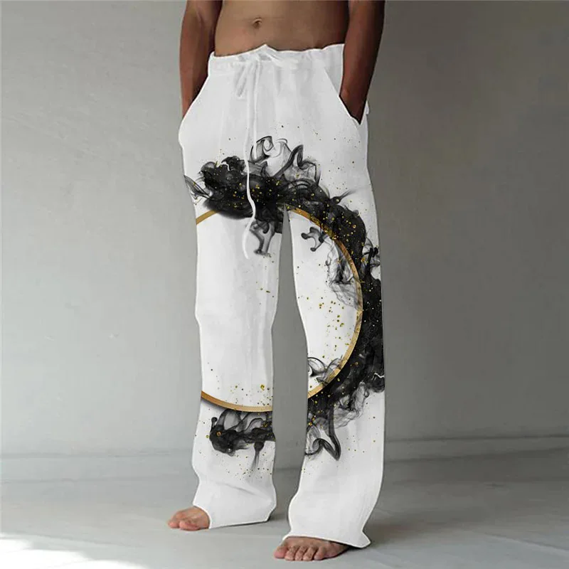 Spring Men's Pants 3D Printed Fashion Retro Wide-leg Pants Holiday Casual Pants Summer Plus-size Men's Loose Beach Pants
Spring Men's Pants 3D Printed Fashion Retro Wide-leg Pants Holiday Casual Pants Summer Plus-size Men's Loose Beach Pants