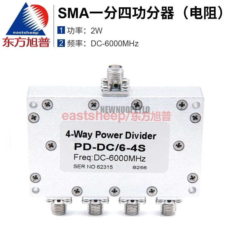 Dongfang Xupu SMA Microstrip One-quarter Power Divider DC-6G -K Female Broadband
Dongfang Xupu SMA Microstrip One-quarter Power Divider DC-6G -K Female Broadband