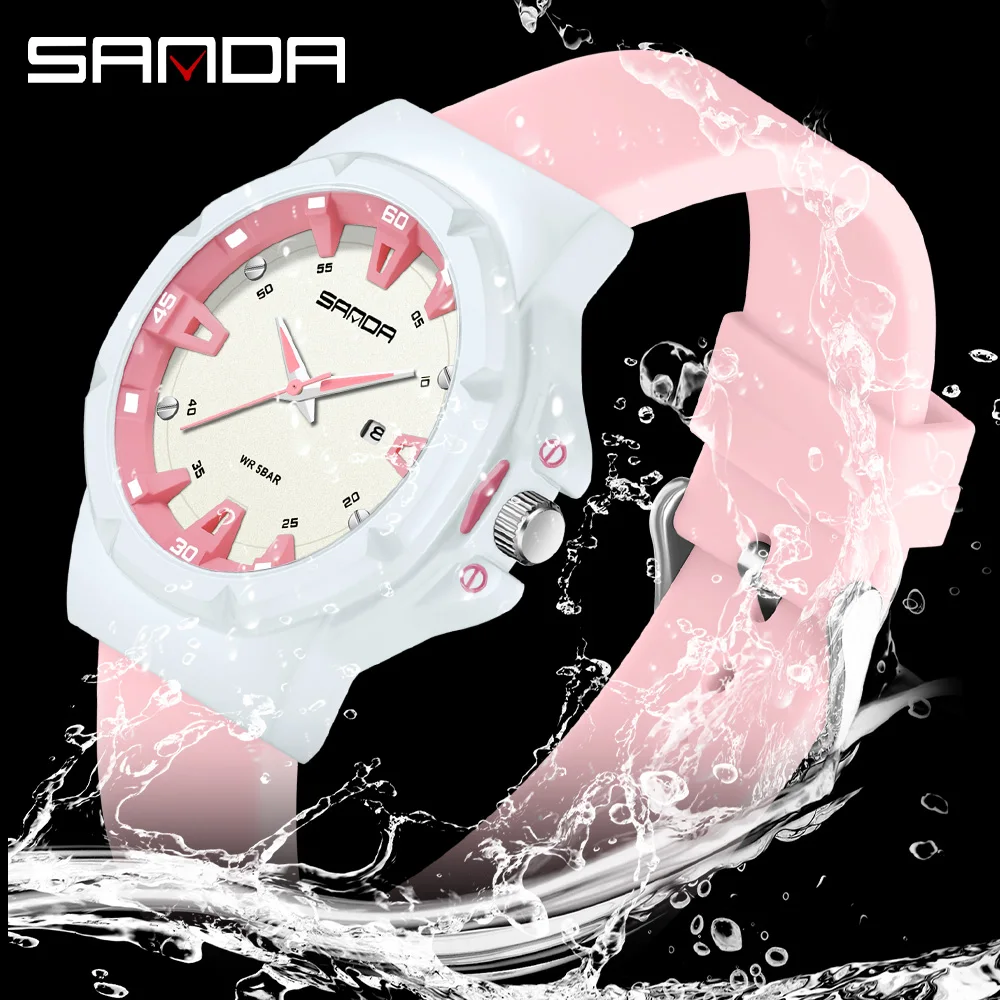 SANDA New 3260 Fashion Student Quartz Watch Waterproof Luminous Calendar Fashion Simple Women's Student Quartz Watch 2025
SANDA New 3260 Fashion Student Quartz Watch Waterproof Luminous Calendar Fashion Simple Women's Student Quartz Watch 2025