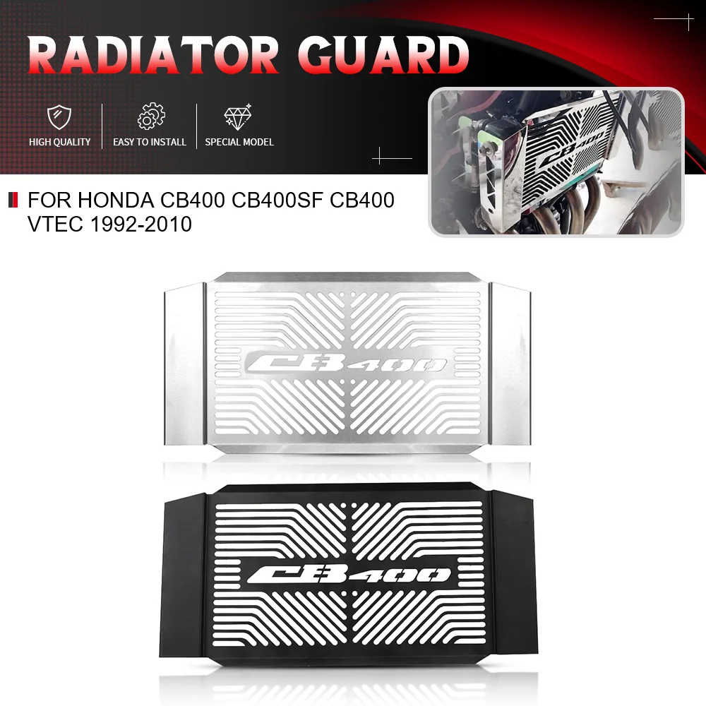 For HONDA CB400 CB400SF CB400 VTEC 1992-0998 1999-2010 Motorcycle Radiator Grille Grill Guard Protector Cooler Cover Mesh Net
For HONDA CB400 CB400SF CB400 VTEC 1992-0998 1999-2010 Motorcycle Radiator Grille Grill Guard Protector Cooler Cover Mesh Net