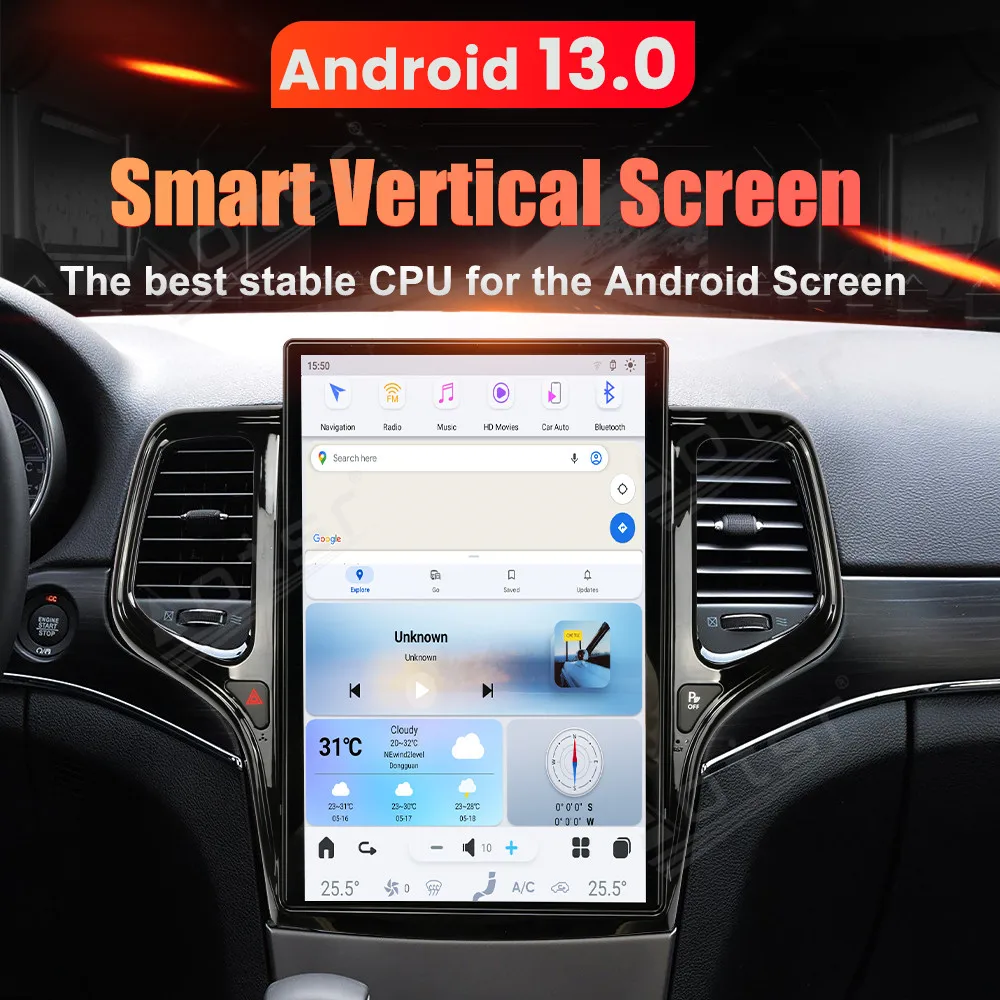 Автомобильное радио Android 13, для Jeep Grand Cherokee 2014-2024, Bluetooth Wi-Fi, мультимедиа, GPS Carplay, сенсорный экран, автомобильное радио
Автомобильное радио Android 13, для Jeep Grand Cherokee 2014-2024, Bluetooth Wi-Fi, мультимедиа, GPS Carplay, сенсорный экран, автомобильное радио