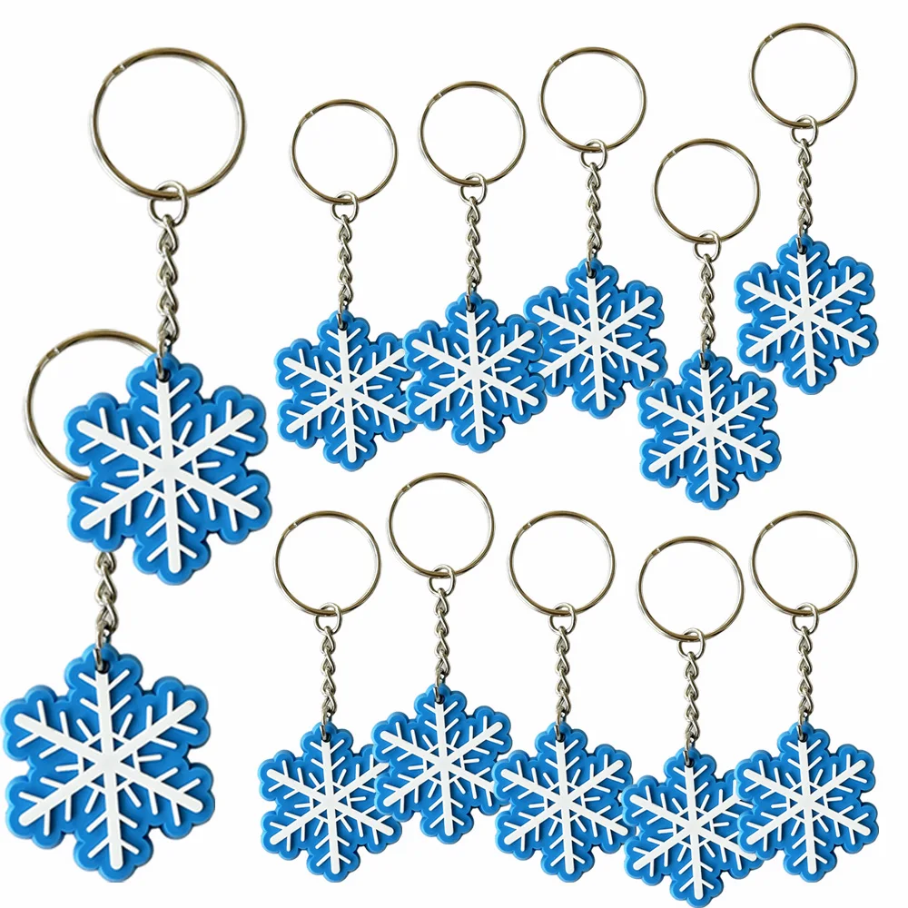 12pcs White Blue Snowflake Keychain Silicone Ring Decorative Key Holder Cute Accessories Bags christmas christmas Gifts
12pcs White Blue Snowflake Keychain Silicone Ring Decorative Key Holder Cute Accessories Bags christmas christmas Gifts
