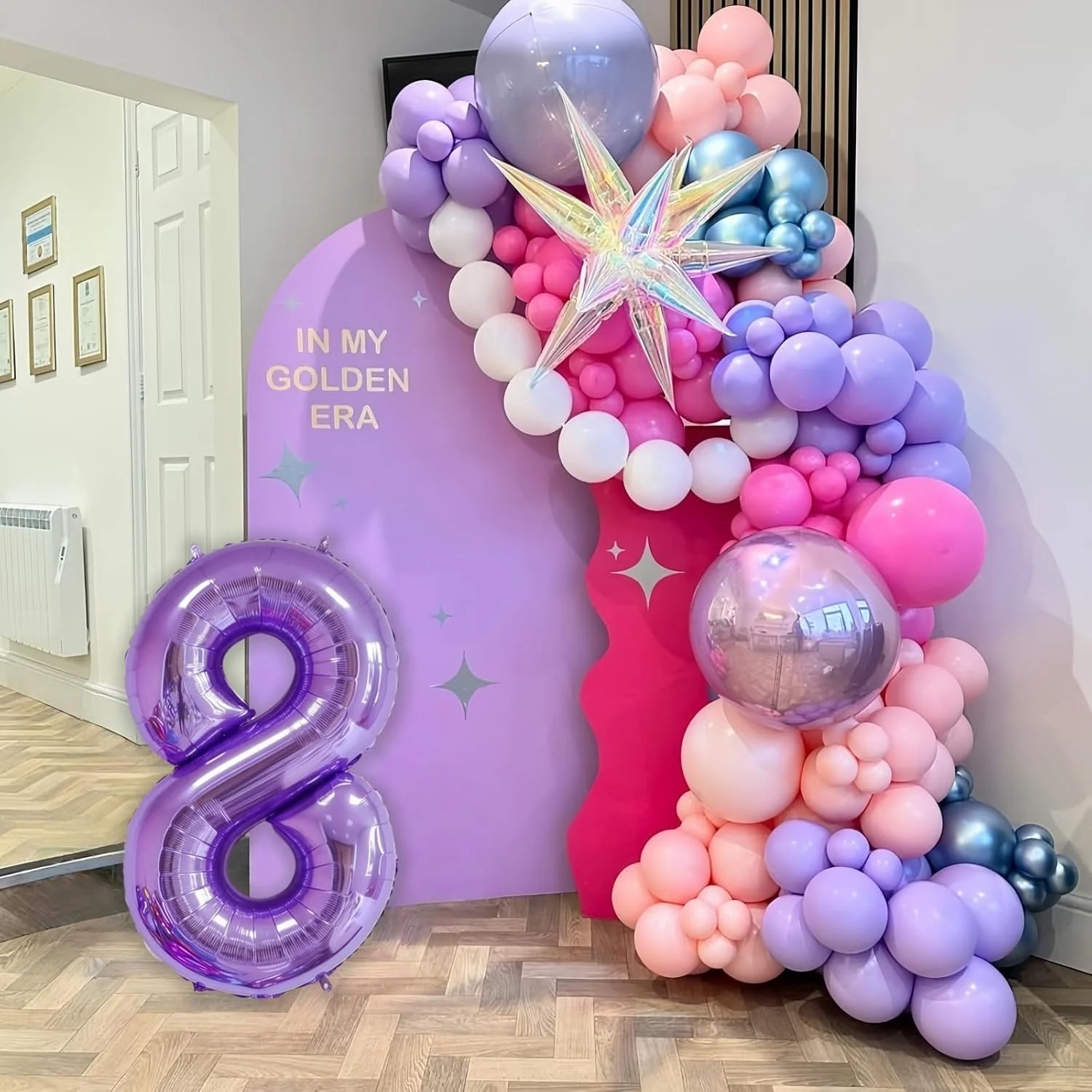 Гигантский фиолетовый воздушный шар из майларовой фольги с гелиевым наполнением, товары для вечеринок на день рождения, выпускной, юбилей, детский душ, свадьба
Гигантский фиолетовый воздушный шар из майларовой фольги с гелиевым наполнением, товары для вечеринок на день рождения, выпускной, юбилей, детский душ, свадьба