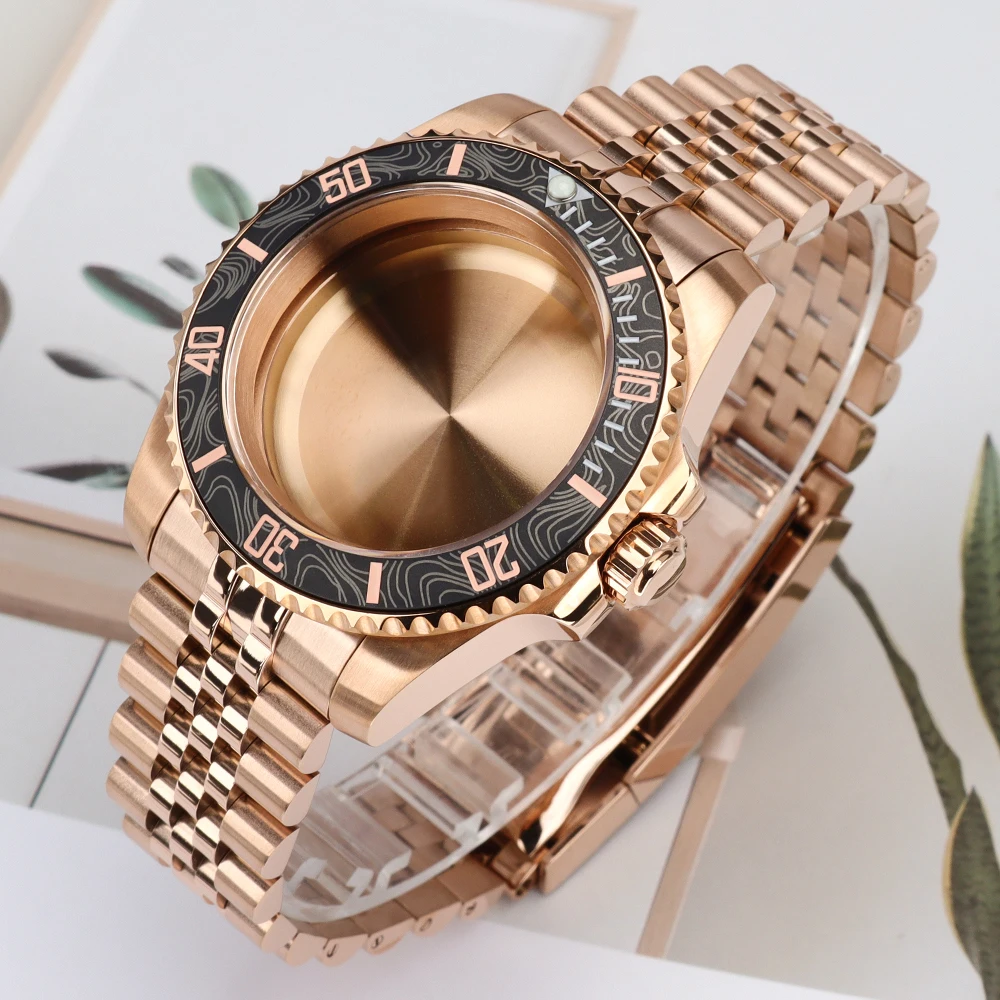 NH35 Watch Case 40mm For NH35 NH36/34 NH38 Miyota8215 ETA2824 120Clicks Submariner Parts Jubilee Bracelet Ceramic Bezel Sapphire
NH35 Watch Case 40mm For NH35 NH36/34 NH38 Miyota8215 ETA2824 120Clicks Submariner Parts Jubilee Bracelet Ceramic Bezel Sapphire