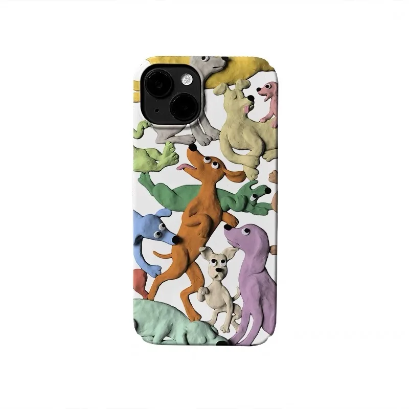 Colorful Clay Dog Cartoon Art Phone Case for IPhone 16 15 14 13 Pro Max 12 Mini 11 Pro Plus Protection Ultra Thin Hard PC Cover
Colorful Clay Dog Cartoon Art Phone Case for IPhone 16 15 14 13 Pro Max 12 Mini 11 Pro Plus Protection Ultra Thin Hard PC Cover