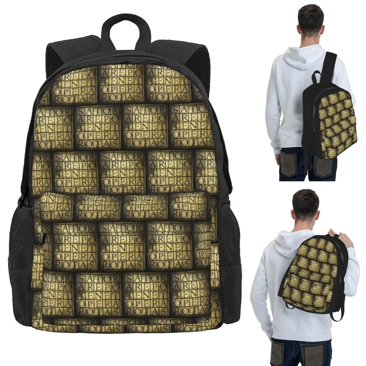 Sator Squ Student Backpack School Bag Hiking Travel Daypack for Men Women Bookbag Shoulder Bags
Sator Squ Student Backpack School Bag Hiking Travel Daypack for Men Women Bookbag Shoulder Bags