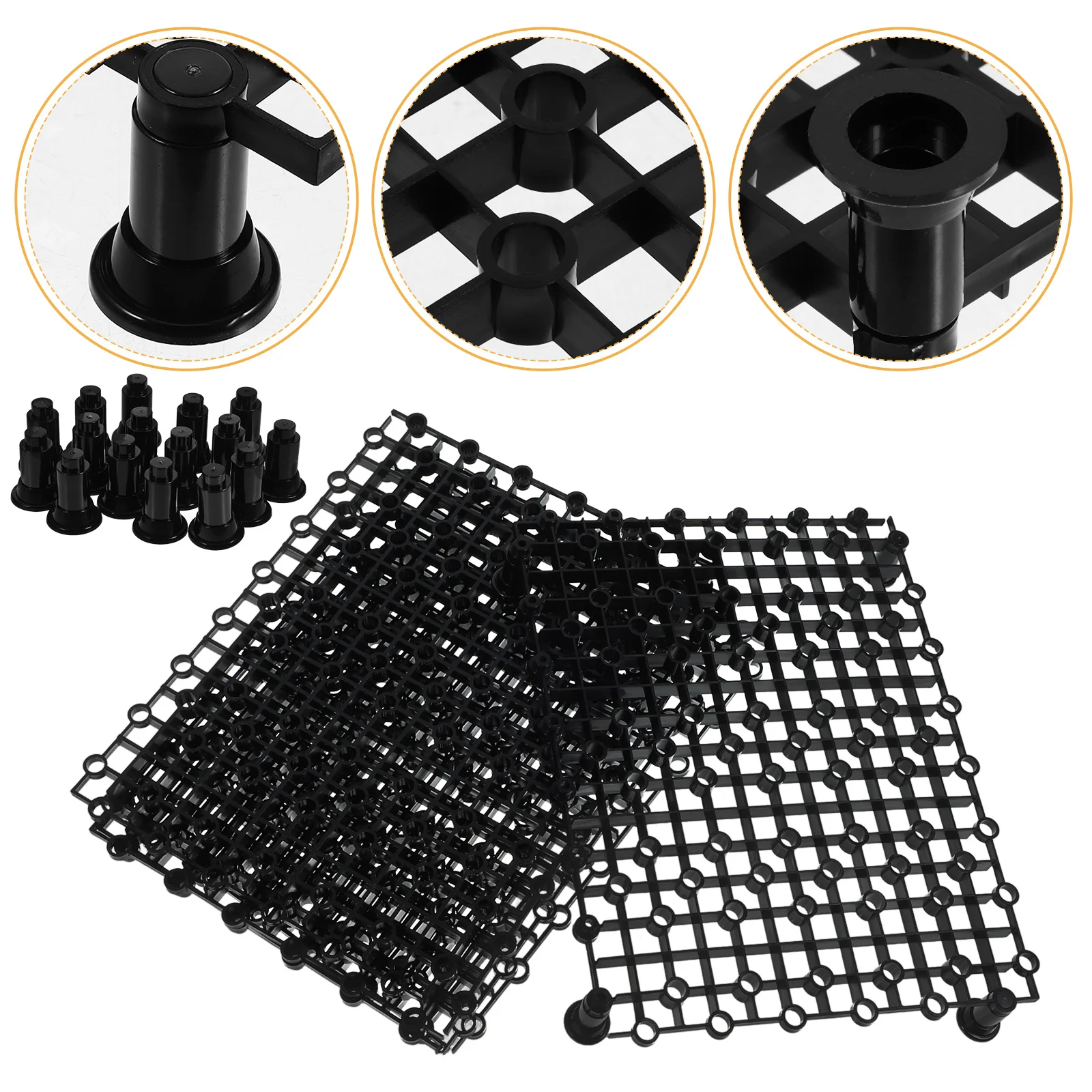 5pcs Fish Tank Bottom Filter Plate Pvc Black Spliced Flat Smooth For Fish Breeding 20 Nails Included Filter Plate Pet
5pcs Fish Tank Bottom Filter Plate Pvc Black Spliced Flat Smooth For Fish Breeding 20 Nails Included Filter Plate Pet