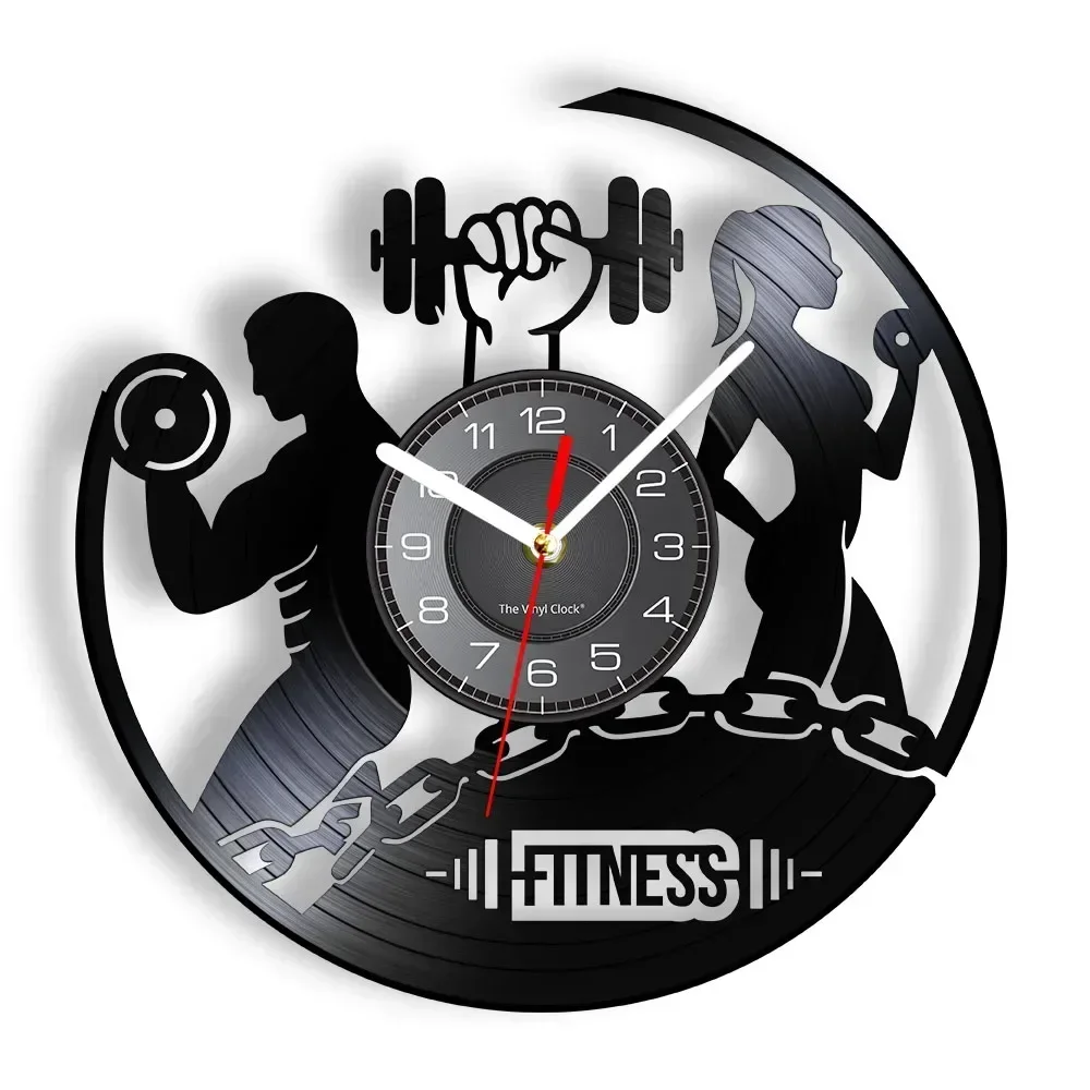 Fitness Handheld Dumbbell Vinyl Record Clock Handmade Sports Gym Mural Clock Fitness Room Decoration Dumbbell Retro Wall Clock
Fitness Handheld Dumbbell Vinyl Record Clock Handmade Sports Gym Mural Clock Fitness Room Decoration Dumbbell Retro Wall Clock