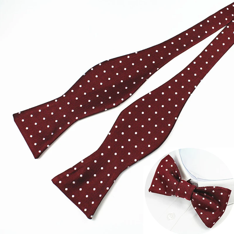 Classic Silk Dot Plaid Striped Self-knotted Bowtie for Man Adjustable Bowknot Party Business Office Wedding Gift Accessories
Classic Silk Dot Plaid Striped Self-knotted Bowtie for Man Adjustable Bowknot Party Business Office Wedding Gift Accessories