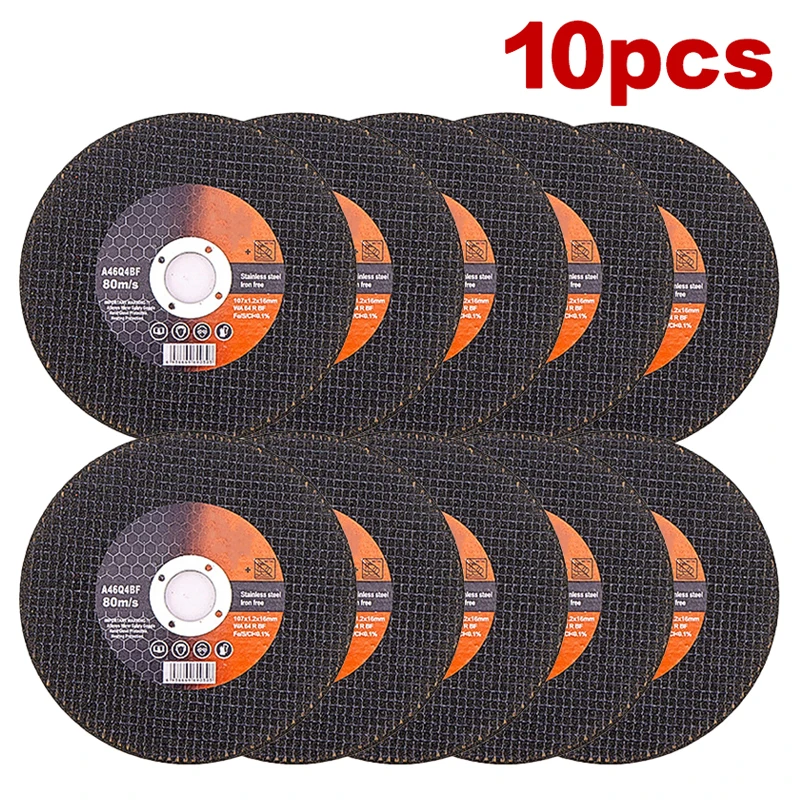 10pcs Metal Cutting Disc 105mm 4 Inch Resin Cutting Angle Grinder Disc Ultrathin for Metal Iron Stainles Steel Grinding Blade
10pcs Metal Cutting Disc 105mm 4 Inch Resin Cutting Angle Grinder Disc Ultrathin for Metal Iron Stainles Steel Grinding Blade