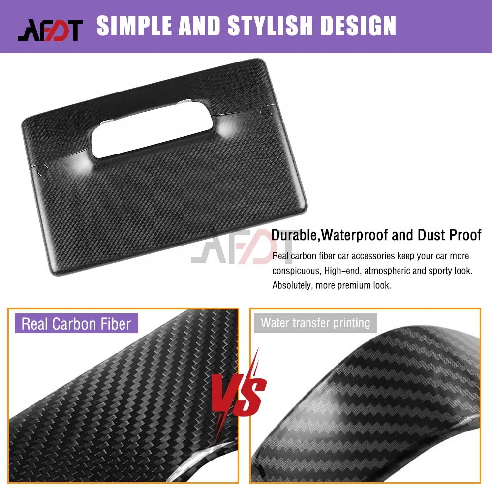 AFDT из настоящего углеродного волокна, внутренняя центральная задняя крышка с сенсорным экраном для Tesla Model 3 Highland 2024+
AFDT из настоящего углеродного волокна, внутренняя центральная задняя крышка с сенсорным экраном для Tesla Model 3 Highland 2024+