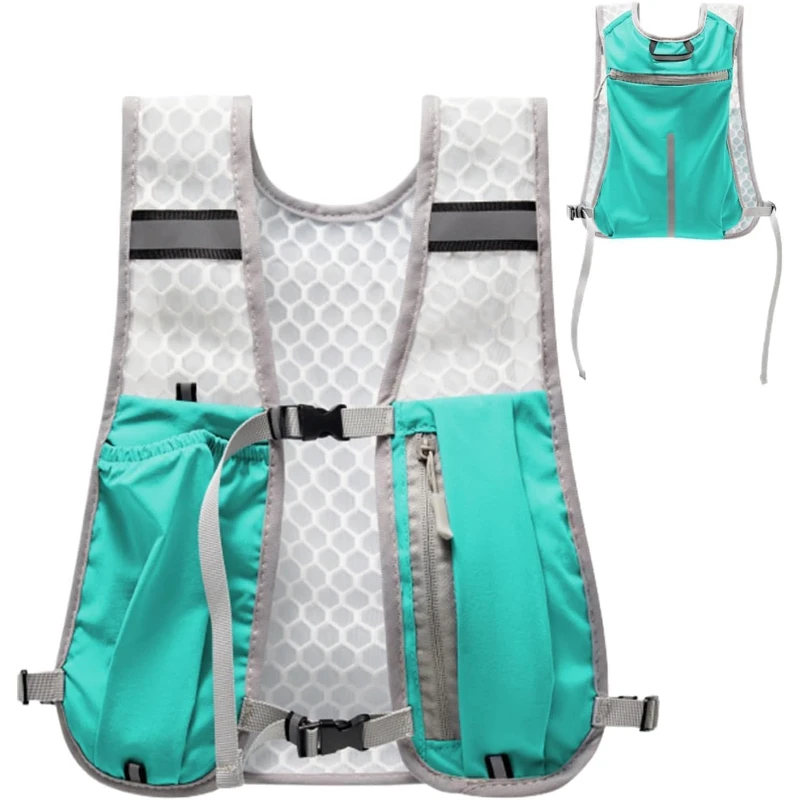 WOOJACK Running Hydration Vest Multiple Pockets Lightweight Backpack Adjustable Water Bag Reflective Strips Waterproof Outdoor
WOOJACK Running Hydration Vest Multiple Pockets Lightweight Backpack Adjustable Water Bag Reflective Strips Waterproof Outdoor
