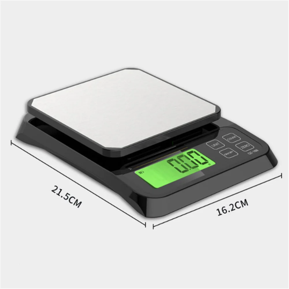 Kitchen Precision Digital Scale Electric IP67 Waterproof Rechargeable 5kg/0.1g 10kg/1g with Counting Tare Function&Hidden Hook
Kitchen Precision Digital Scale Electric IP67 Waterproof Rechargeable 5kg/0.1g 10kg/1g with Counting Tare Function&Hidden Hook