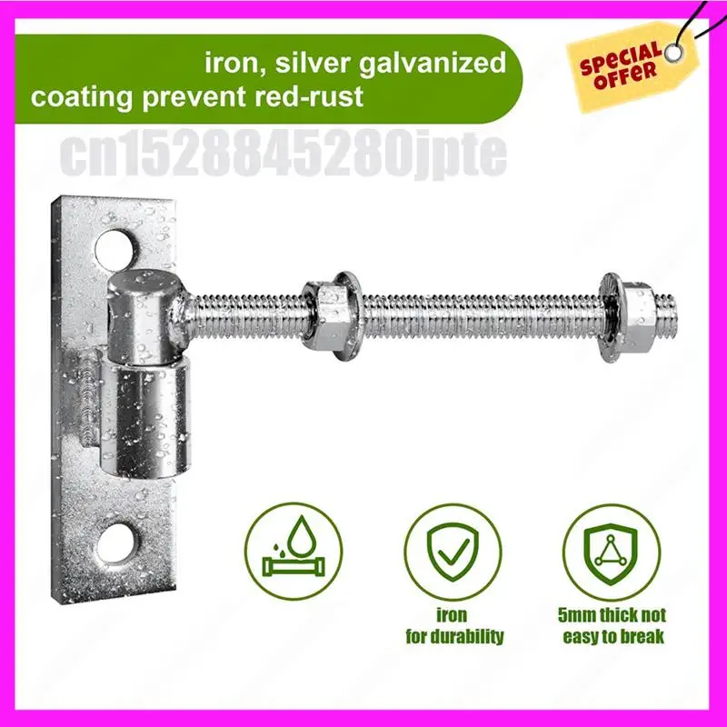 -ABUB Heavy Duty Gate Hinges For Wood & Metal Gates, 8 Inch J Bolt Hinge, 4-Pack - Ideal For Farm & Barn Gates
-ABUB Heavy Duty Gate Hinges For Wood & Metal Gates, 8 Inch J Bolt Hinge, 4-Pack - Ideal For Farm & Barn Gates