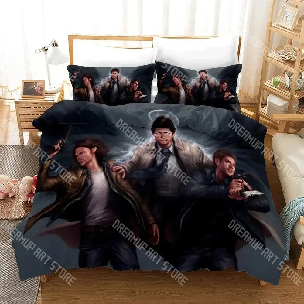 Supernatural Bedding Set Boys Girls Twin Queen Size Duvet Cover Pillowcase Bed Kids Adult Fashion Home Textileextile 
Supernatural Bedding Set Boys Girls Twin Queen Size Duvet Cover Pillowcase Bed Kids Adult Fashion Home Textileextile