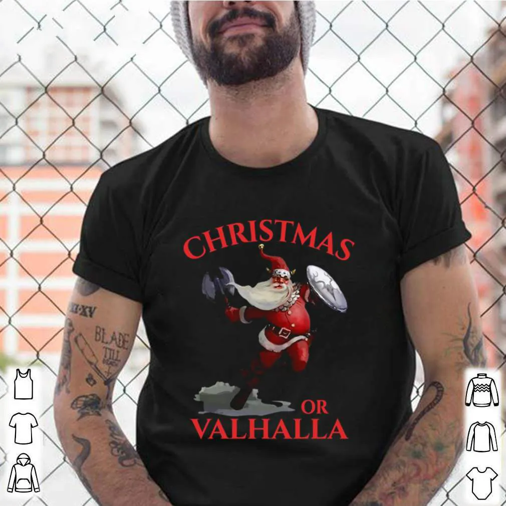 Christmas or Valhalla. Funny Santa Odin Christmas Gift T Shirt. 100% Cotton Short Sleeve O-Neck Casual T-shirt Loose Top New
Christmas or Valhalla. Funny Santa Odin Christmas Gift T Shirt. 100% Cotton Short Sleeve O-Neck Casual T-shirt Loose Top New