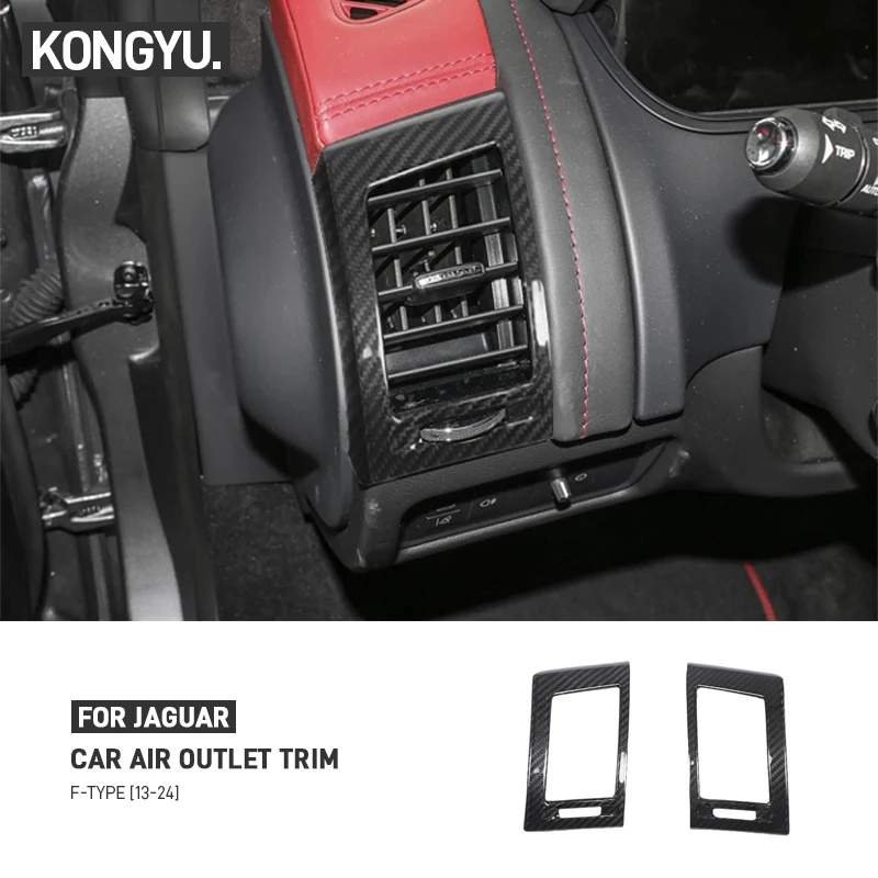 For Jaguar F-Type X152 2013-2024 Real Carbon Fiber Car Side Air Vent Outlet Frame Trim Cover Decoration Sticker Accessories
For Jaguar F-Type X152 2013-2024 Real Carbon Fiber Car Side Air Vent Outlet Frame Trim Cover Decoration Sticker Accessories