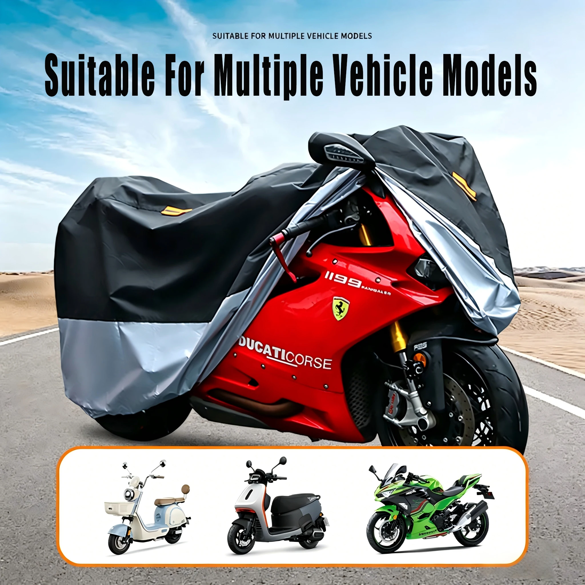 Motorcycle Hood Rain And Dust Cover Electric Vehicle Windshield Cover Battery Car Cover Rain Cover Thickened
Motorcycle Hood Rain And Dust Cover Electric Vehicle Windshield Cover Battery Car Cover Rain Cover Thickened