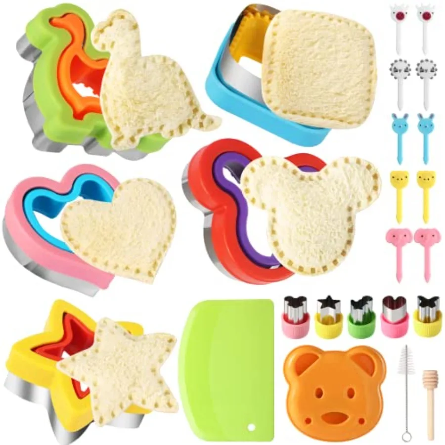 2 Sandwich Cutter and Sealer Set Sandwich Cutter Paake Maker Heart Square Dinosaur Start Shaperetc 24
2 Sandwich Cutter and Sealer Set Sandwich Cutter Paake Maker Heart Square Dinosaur Start Shaperetc 24