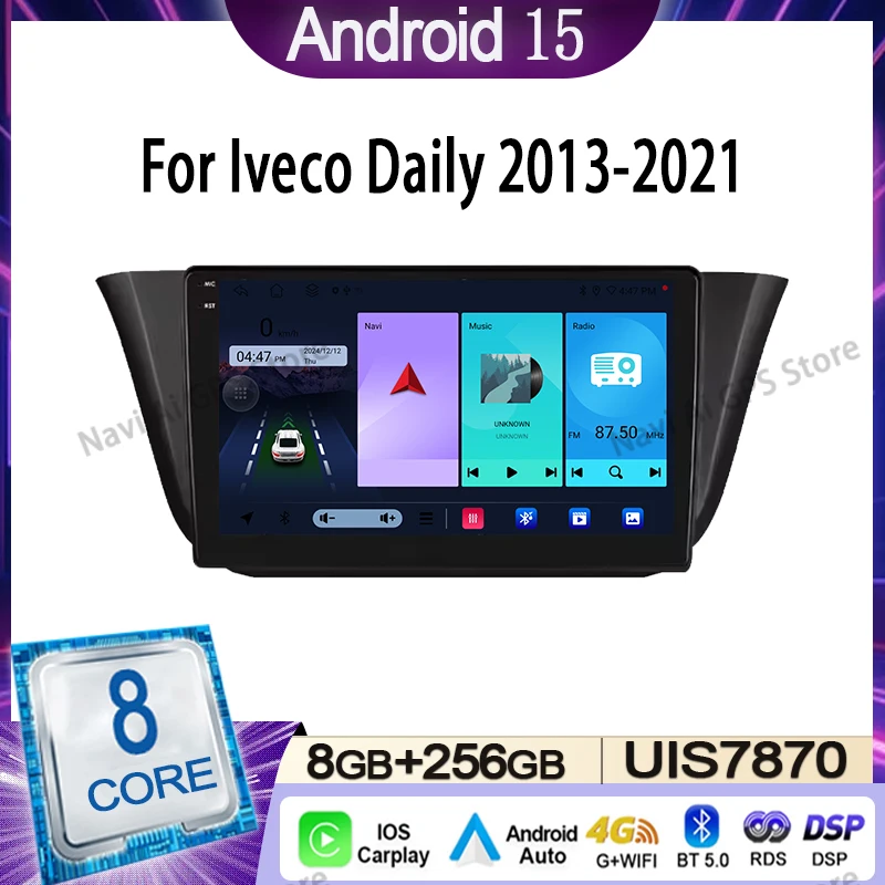 Car Radio For Iveco Daily 2013-2021 Multimedia Video Player Navigation Stereo GPS Android 15 Wireless Carplay DSP 5G WIFI
Car Radio For Iveco Daily 2013-2021 Multimedia Video Player Navigation Stereo GPS Android 15 Wireless Carplay DSP 5G WIFI