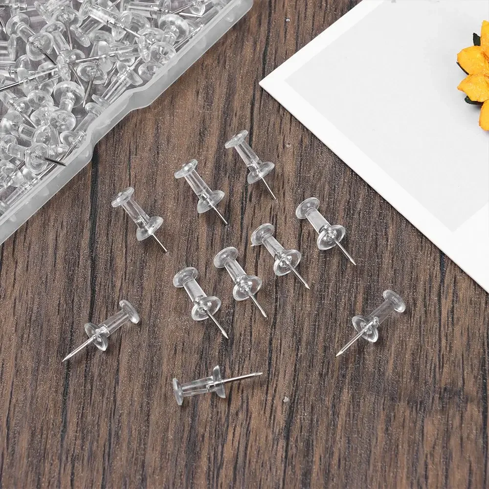 100 Pcs Plastic Clear Tacks Push Pins Drawing Pins Stationery Buttons Pins Office School Stationery Supplies Binder rings
100 Pcs Plastic Clear Tacks Push Pins Drawing Pins Stationery Buttons Pins Office School Stationery Supplies Binder rings