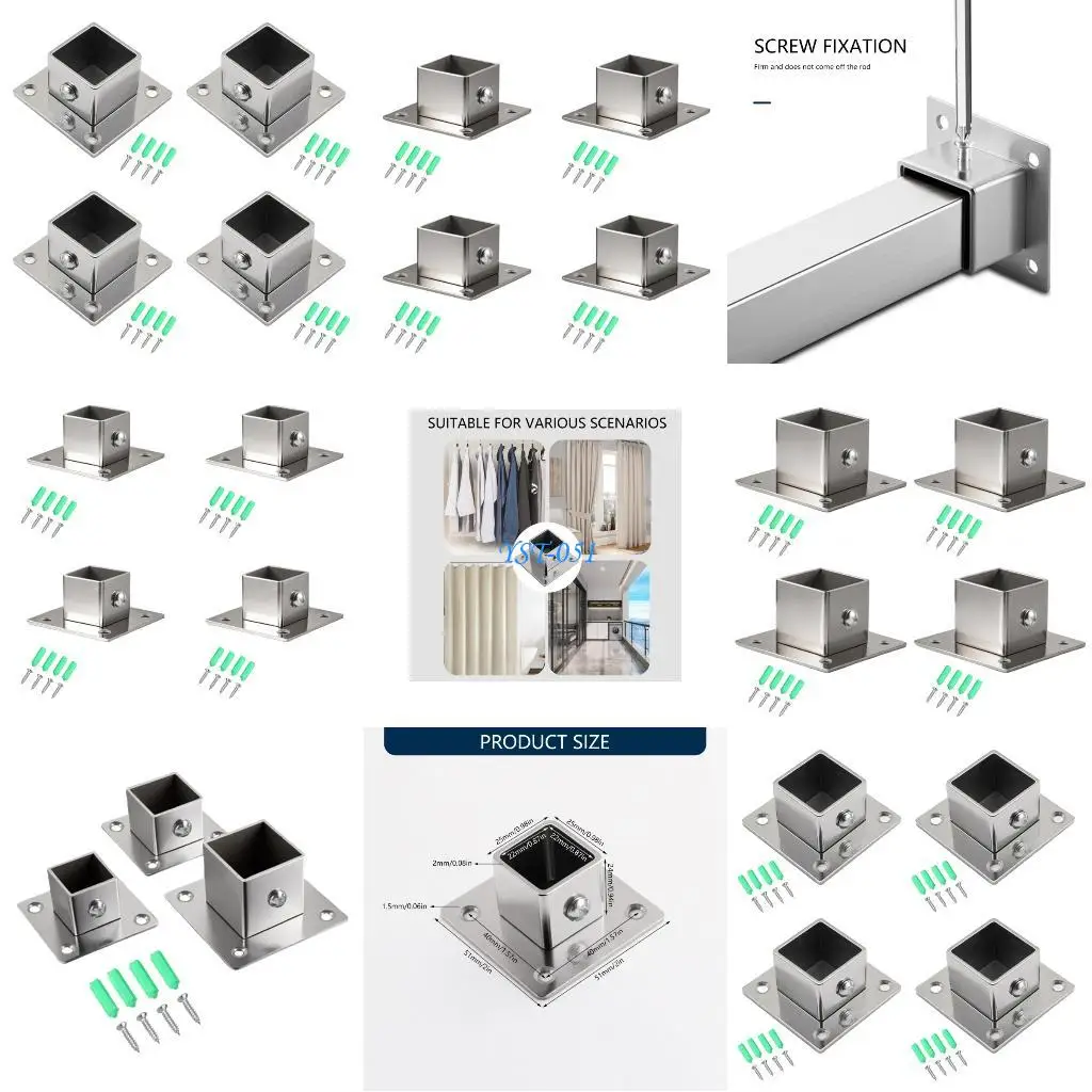 E15A Secure Mounting Bracket Heavy Duty Flange Base Upgrades for Steel Clothes Rod
E15A Secure Mounting Bracket Heavy Duty Flange Base Upgrades for Steel Clothes Rod
