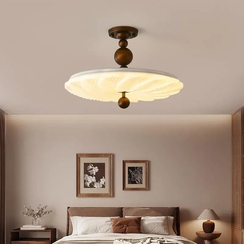 SANDYHA French Retro LED Ceiling Light Iron Art PVC Lampshade Bedroom Living Room Study Lighting Fixtures Decoration
SANDYHA French Retro LED Ceiling Light Iron Art PVC Lampshade Bedroom Living Room Study Lighting Fixtures Decoration