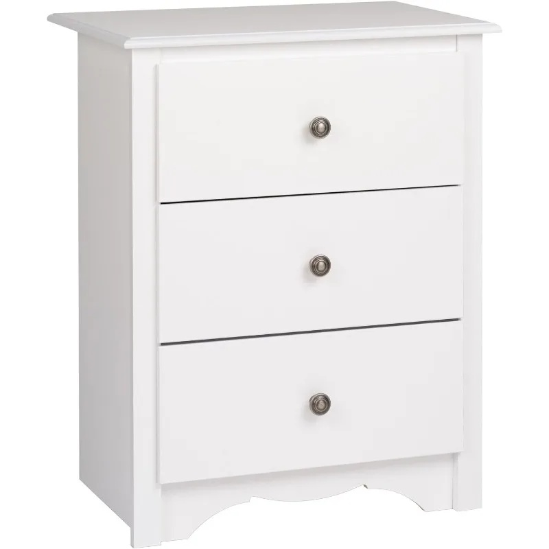 Prepac Sonoma Traditional Tall Nightstand Side Table with 3 Drawers, Functional Tall 3-Drawer Bedside Table Sonoma, White
Prepac Sonoma Traditional Tall Nightstand Side Table with 3 Drawers, Functional Tall 3-Drawer Bedside Table Sonoma, White