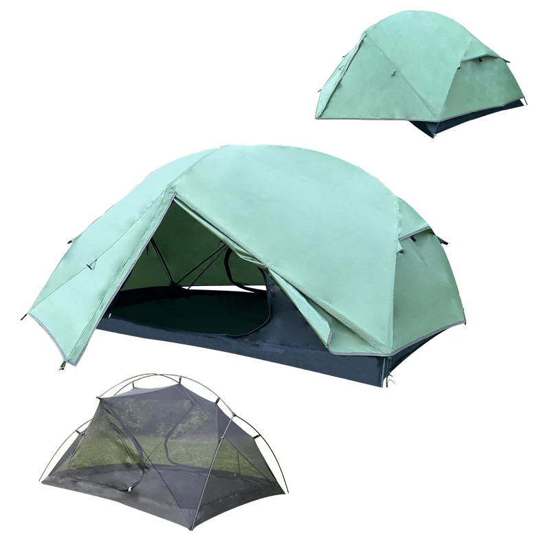 hit productFactory New Custom 2 Person Easy to Set up Outdoor Camping Tente De Double Layer Green Dome Tent Camp for Events
hit productFactory New Custom 2 Person Easy to Set up Outdoor Camping Tente De Double Layer Green Dome Tent Camp for Events