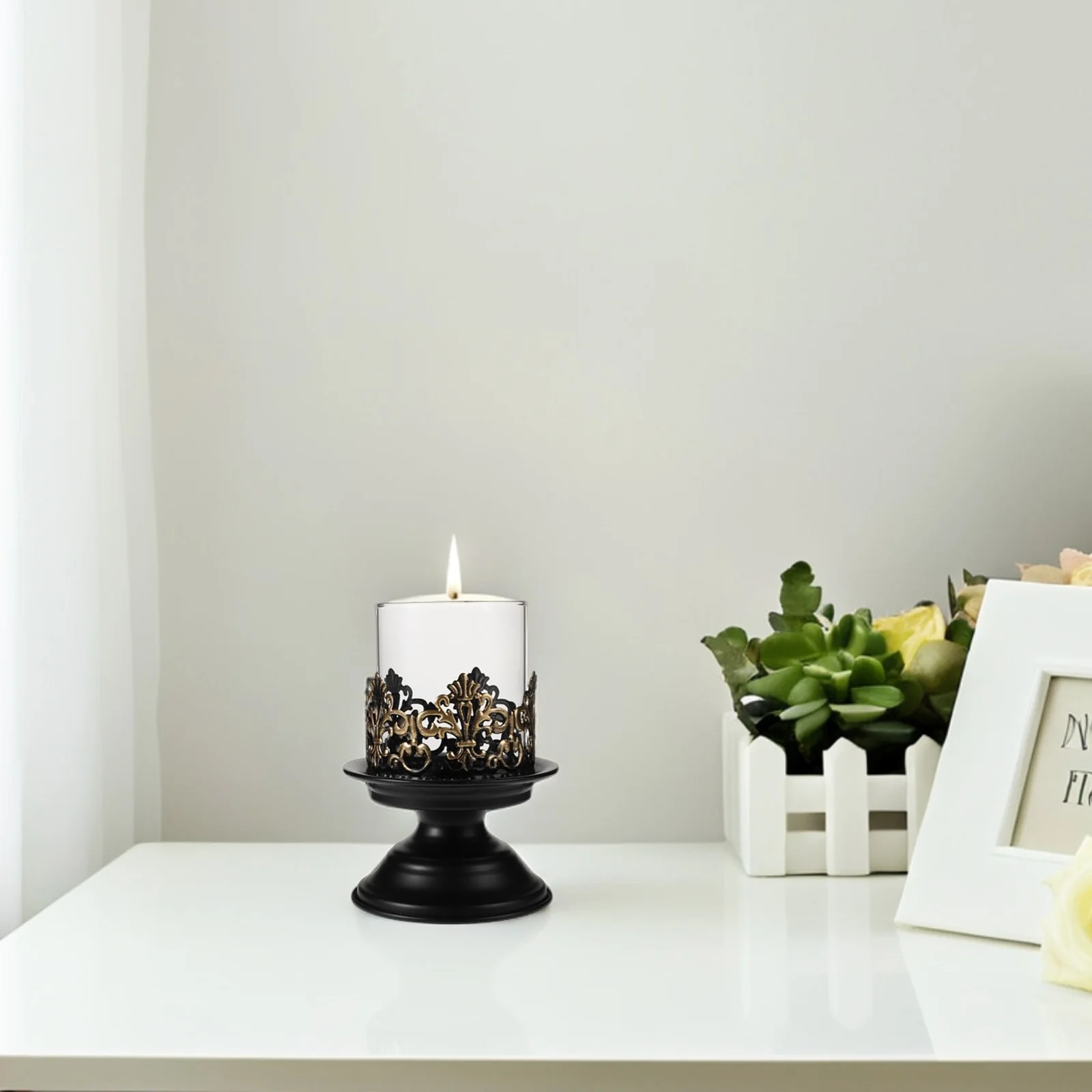 Vintage Iron Holder Rustic Metal Aromatherapy Candlestick Home Party Decoration Photography Prop Stand Iron Holder
Vintage Iron Holder Rustic Metal Aromatherapy Candlestick Home Party Decoration Photography Prop Stand Iron Holder