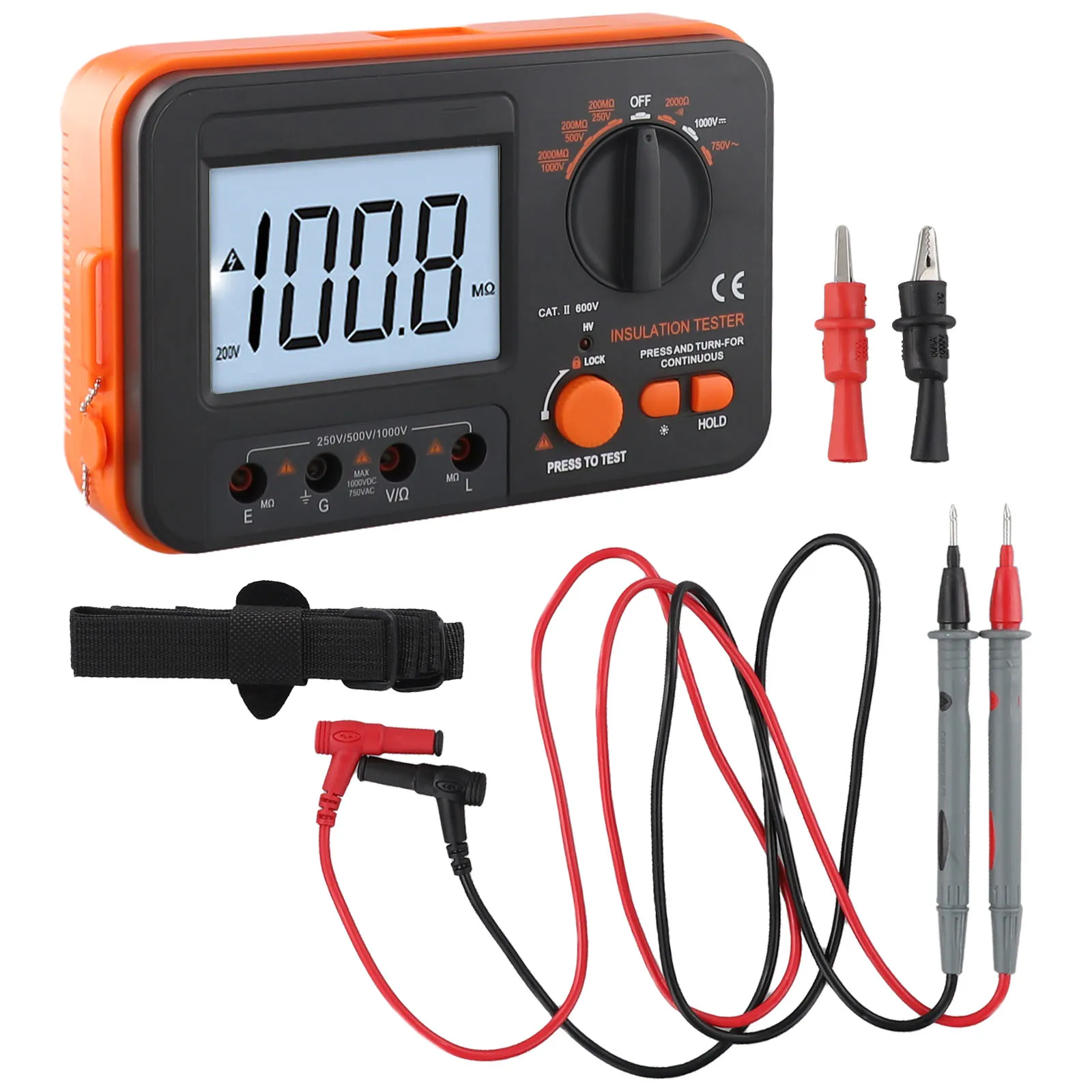 Efficient Insulation Resistance Tester with Multiple Test Options and Energy Saving Features for Long Term Use
Efficient Insulation Resistance Tester with Multiple Test Options and Energy Saving Features for Long Term Use