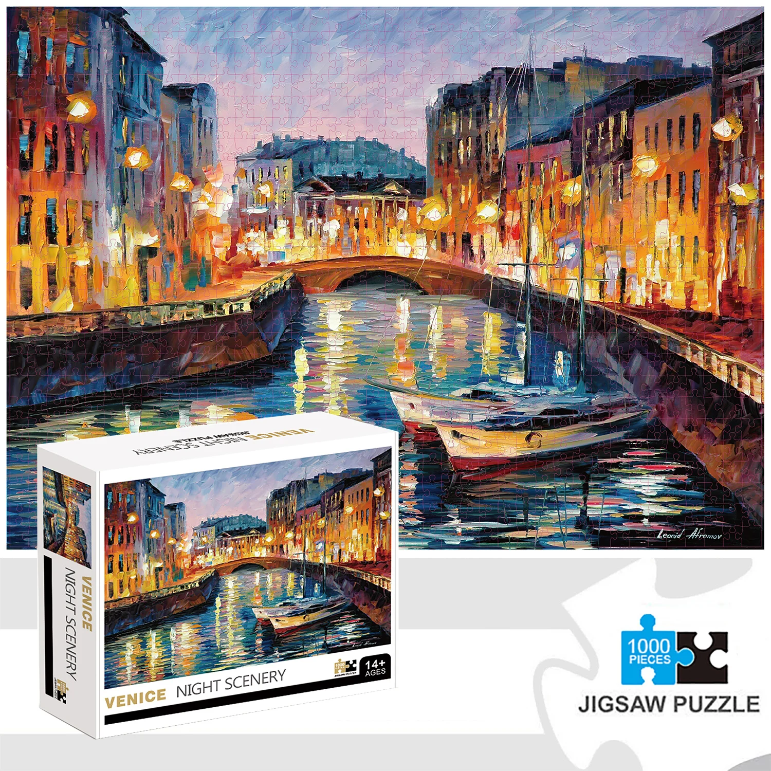 1000 Pieces Jigsaw Puzzles, Venice Night Scenery, Adults Large Puzzle Toys Gift Intellectual Decompressing Fun Family Game
1000 Pieces Jigsaw Puzzles, Venice Night Scenery, Adults Large Puzzle Toys Gift Intellectual Decompressing Fun Family Game