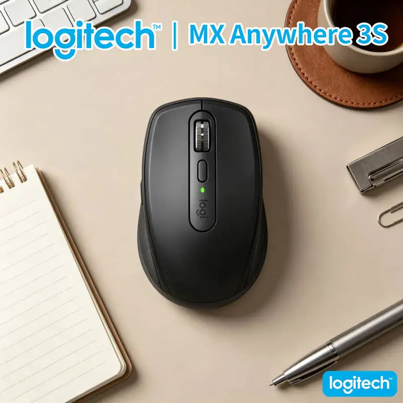Wireless MX Anywhere 3S - 8000 DPI, Hyper-Scroll, Anti-Slip, Perfect for Grocery Exhibition Trip & Business Travel
Wireless MX Anywhere 3S - 8000 DPI, Hyper-Scroll, Anti-Slip, Perfect for Grocery Exhibition Trip & Business Travel