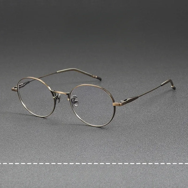 Top Quality Lightweight Round Myopia Handmade for Men and Women Retro Titanium Glasses Frame 463YX Anti Blue Light Eyeglasses
Top Quality Lightweight Round Myopia Handmade for Men and Women Retro Titanium Glasses Frame 463YX Anti Blue Light Eyeglasses
