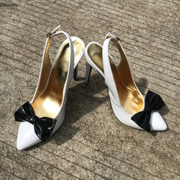 Olomm New Women Shiny Pumps Butterfly Sexy Stiletto High Heel Pumps Nice Pointed Toe White Party Shoes Women Plus US Size 5-15
Olomm New Women Shiny Pumps Butterfly Sexy Stiletto High Heel Pumps Nice Pointed Toe White Party Shoes Women Plus US Size 5-15