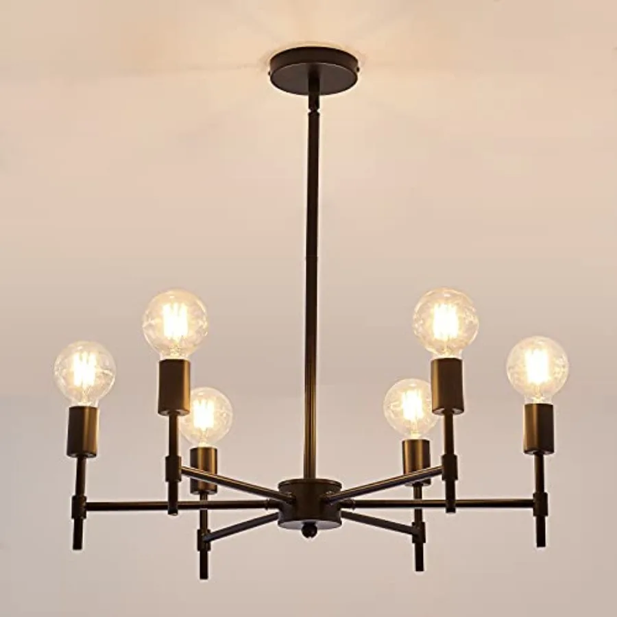6-Ceiling Light Sputnik Chandelier Metal Modern Semi Flush Mount Fixture Pendant Lights Industrial Farmhouse for Bedroom Kitche
6-Ceiling Light Sputnik Chandelier Metal Modern Semi Flush Mount Fixture Pendant Lights Industrial Farmhouse for Bedroom Kitche