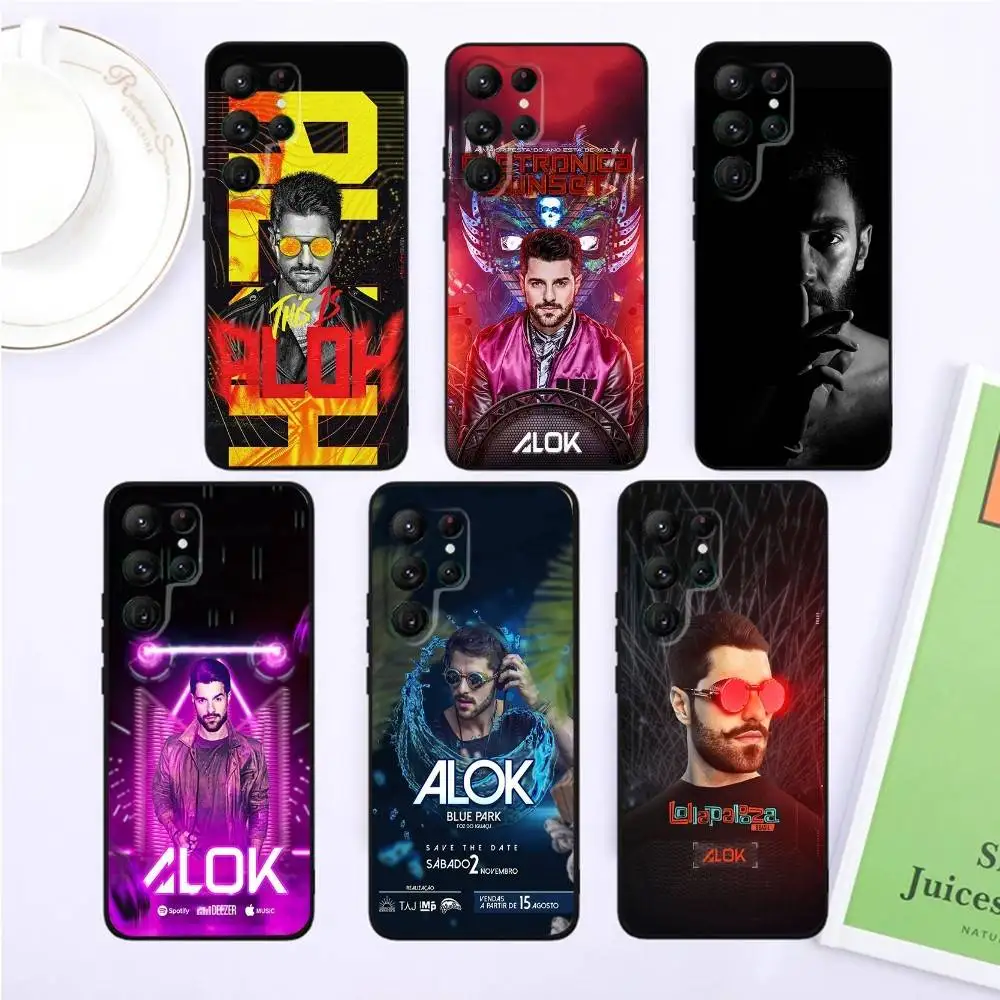 A-ALOK DJ Phone Case For Samsung S25,S24,S23,22,21,Ultra,Pro,S10,S30Plus,20lite Black Cover 
A-ALOK DJ Phone Case For Samsung S25,S24,S23,22,21,Ultra,Pro,S10,S30Plus,20lite Black Cover