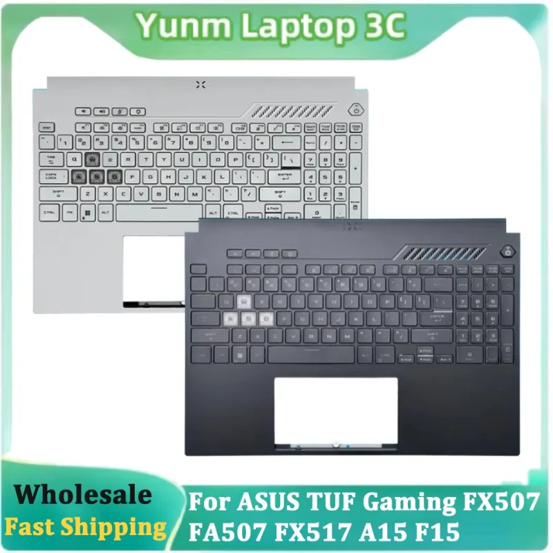 Brand New For ASUS TUF Gaming FX507 FA507 FX517 A15 F15 Series Laptop Palmrest Upper Top Case Cover Backlit Keyboard Black White
Brand New For ASUS TUF Gaming FX507 FA507 FX517 A15 F15 Series Laptop Palmrest Upper Top Case Cover Backlit Keyboard Black White