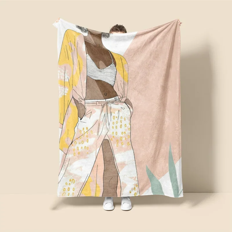 Vintage illustration throw blanket, sofabed soft cover blanket, unique gift blanket for family and friends 150cmx200cm
Vintage illustration throw blanket, sofabed soft cover blanket, unique gift blanket for family and friends 150cmx200cm