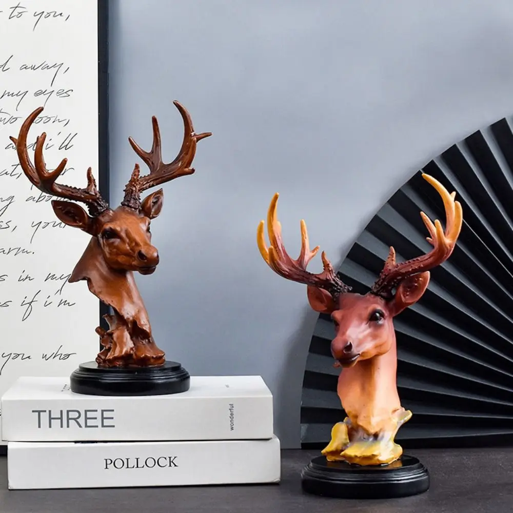 Wealth Resin Deer Ornament Modern Decorative Animal Sculpture Minimalist Miniatures Figurine Car
Wealth Resin Deer Ornament Modern Decorative Animal Sculpture Minimalist Miniatures Figurine Car