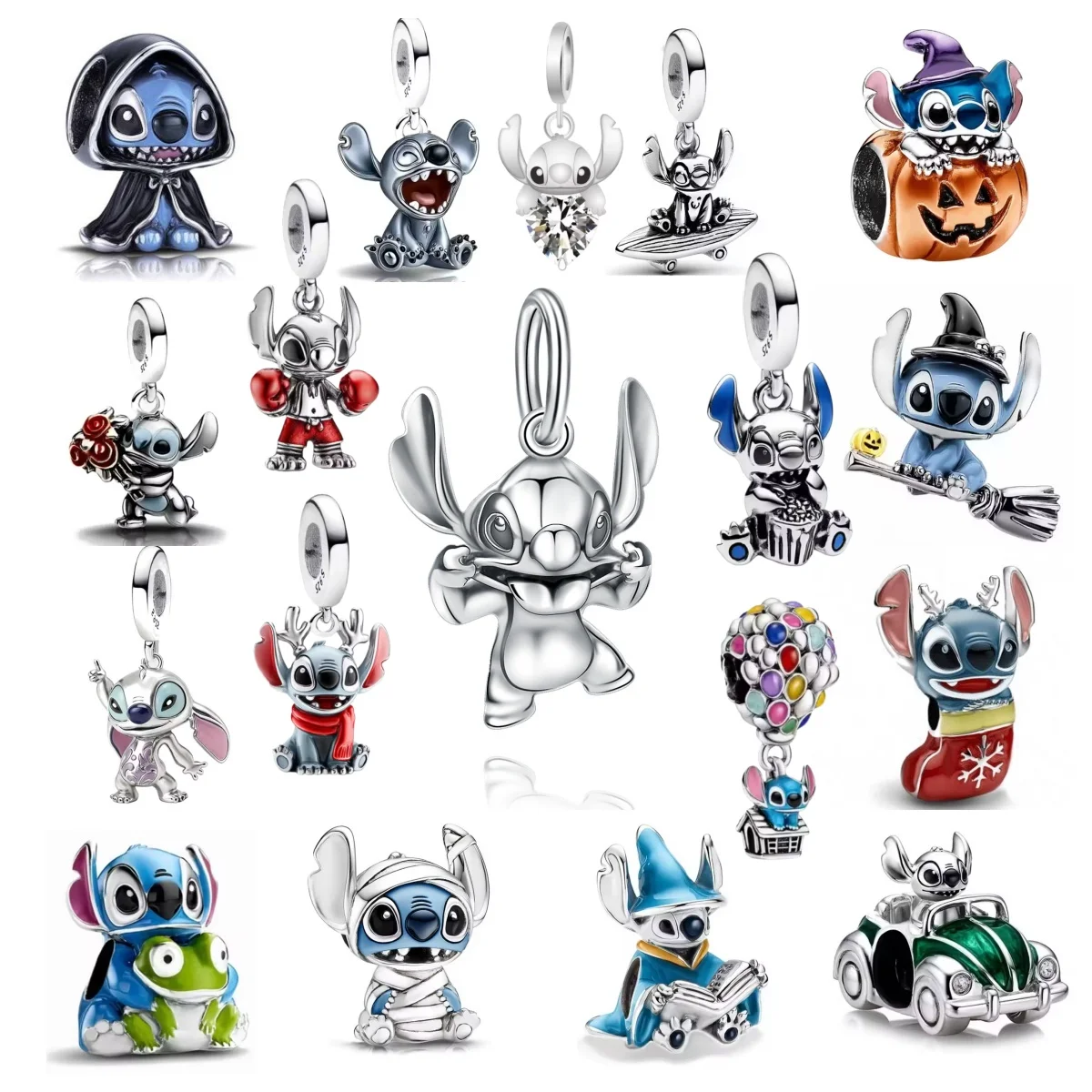 New 925 Silver, Santa Claus, Motorcycle, Hot Air Balloon Animated Dog Pendant, Fit European Bracelet DIY Jewelry Accessories
New 925 Silver, Santa Claus, Motorcycle, Hot Air Balloon Animated Dog Pendant, Fit European Bracelet DIY Jewelry Accessories