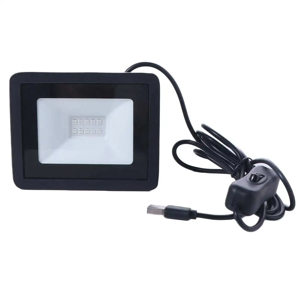 Portable 5V USB UV LED Floodlight High Power 395nm UVA Floodlight Waterproof 10W UV Fluorescent Light Atmosphere
Portable 5V USB UV LED Floodlight High Power 395nm UVA Floodlight Waterproof 10W UV Fluorescent Light Atmosphere