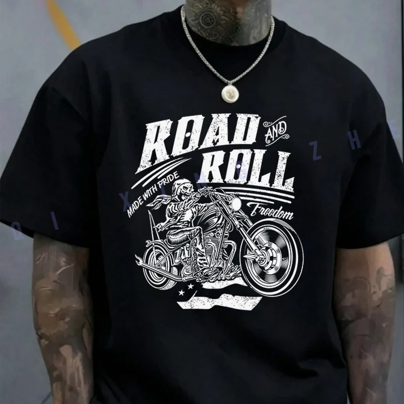 Classic Road Roll Bikes Men's T-shirt Summer Cotton Short Sleeved Casual Basic TShirt Round Neck Unisex Tops
Classic Road Roll Bikes Men's T-shirt Summer Cotton Short Sleeved Casual Basic TShirt Round Neck Unisex Tops
