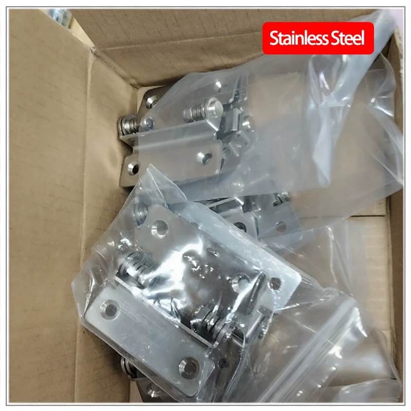 2pcs Stainless Steel 180 Degree Folding Hinge with Torque Stop Damping Shaft Adjustable Opening for Furniture
2pcs Stainless Steel 180 Degree Folding Hinge with Torque Stop Damping Shaft Adjustable Opening for Furniture