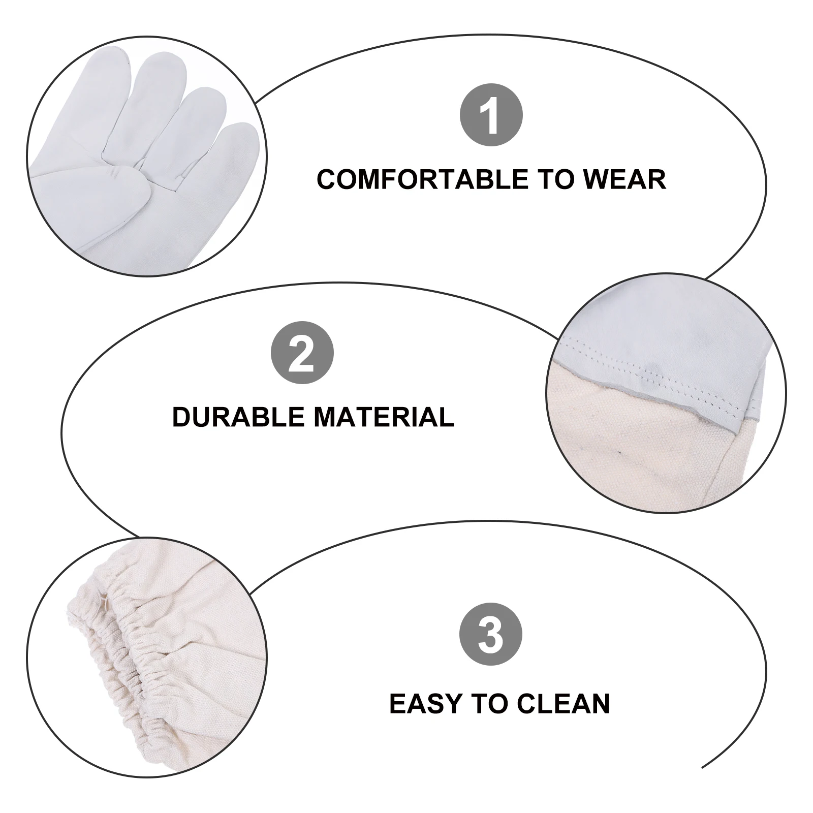 Beekeeping Gloves Lightweight Durable Material Safety Work Gloves Reusable Beeproof Gardening Industrial Labor Hands Protection
Beekeeping Gloves Lightweight Durable Material Safety Work Gloves Reusable Beeproof Gardening Industrial Labor Hands Protection