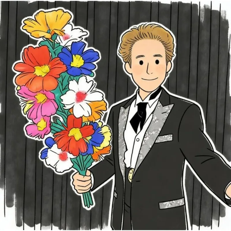 Deluxe Cane to Flower Magic Trick - Instant Cane Transforms into Bouquet Stage Illusion Gimmick Props Professional Magician
Deluxe Cane to Flower Magic Trick - Instant Cane Transforms into Bouquet Stage Illusion Gimmick Props Professional Magician