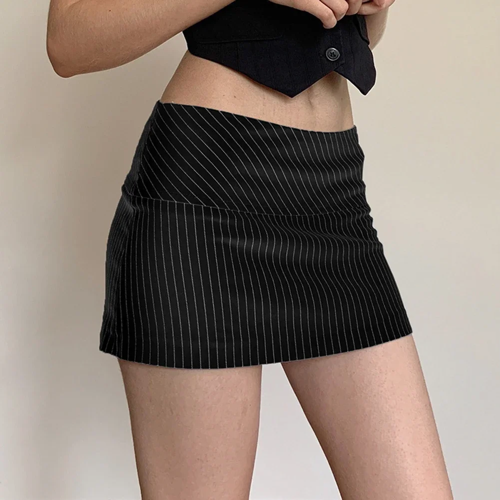 Daily Casual Outfits Black Low Waist Stripes Skirt Short Striped Women Skirt Casual Women Skirt All Seasons Wear
Daily Casual Outfits Black Low Waist Stripes Skirt Short Striped Women Skirt Casual Women Skirt All Seasons Wear