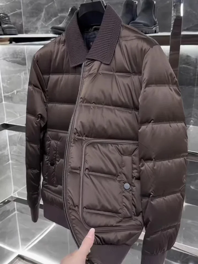 Patchwork Cotton Jaet for Men Winter Warm Outerwear Youth Faionable Busin Cotton Clothes Flip Collar Design
Patchwork Cotton Jaet for Men Winter Warm Outerwear Youth Faionable Busin Cotton Clothes Flip Collar Design