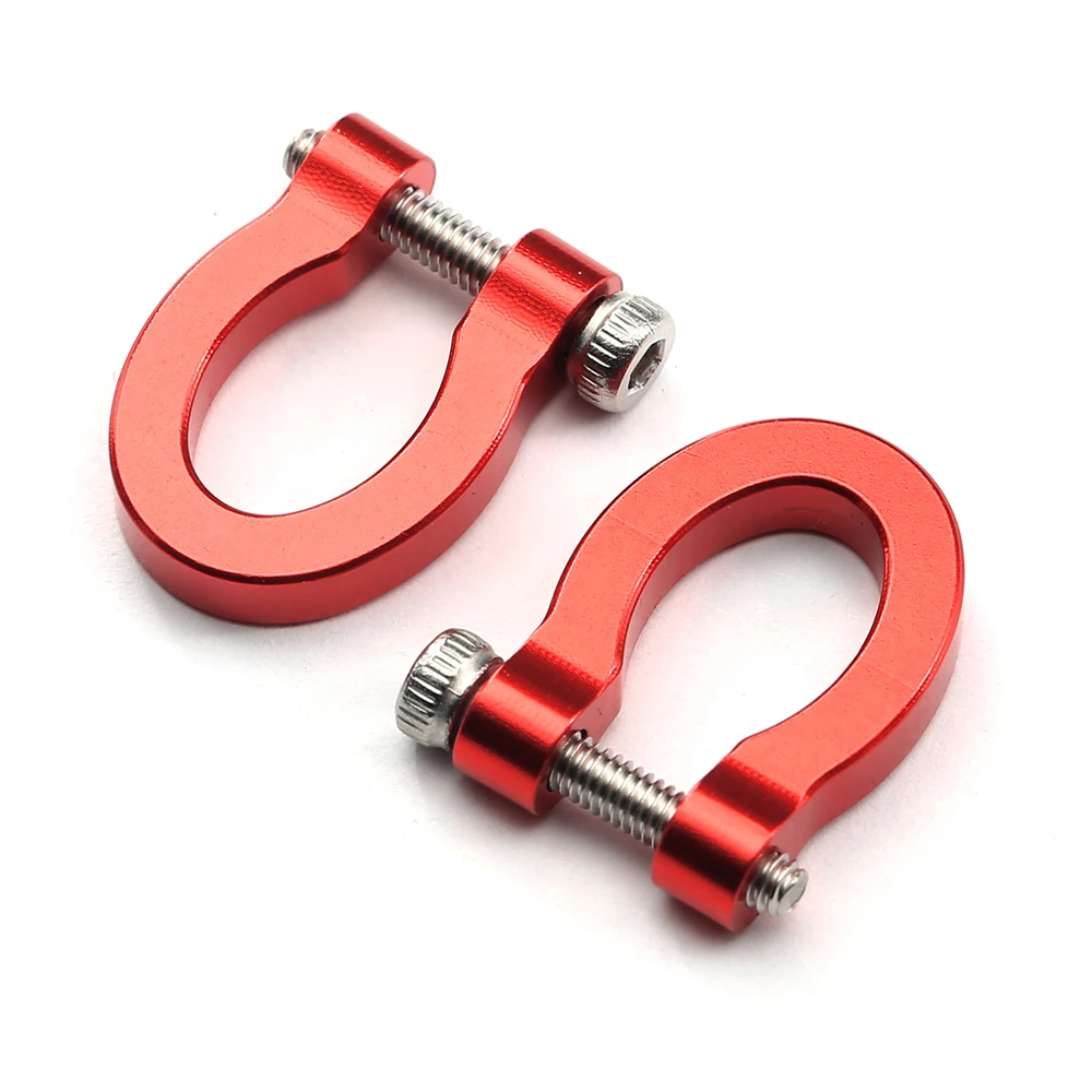 2 PCS 12*19.5mm Aluminum Alloy LY80 Bumper D-ring Tow Hook for RX SCX10 RC Car Accessories Upgrade Parts
2 PCS 12*19.5mm Aluminum Alloy LY80 Bumper D-ring Tow Hook for RX SCX10 RC Car Accessories Upgrade Parts
